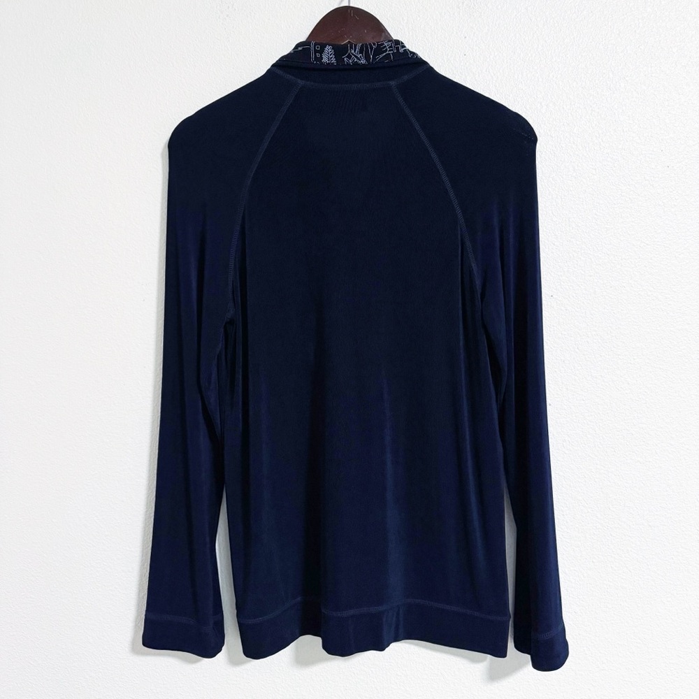 Chicos Travelers Stretch Knit Lightweight Jacket - Picture 2 of 12